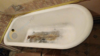 Реставрация старой чугунной ванны акрилом